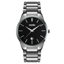SKMEI 9140 Custom Logo Japan Movement Stainless Steel Waterproof Quartz Watches
